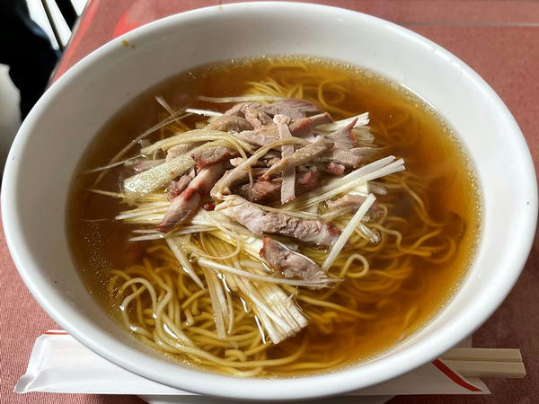 ネギラーメン定食（半）のネギラーメン