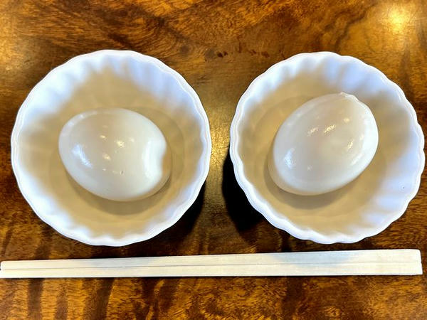 半熟煮たまご 130円 ※2人分