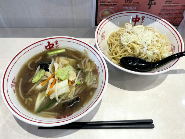 冷し醤油タンメン 870円