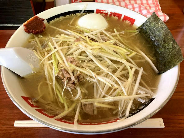 ネギみそラーメン（大盛無料） 950円 ＋ 香川直送地鶏の煮玉子 100円