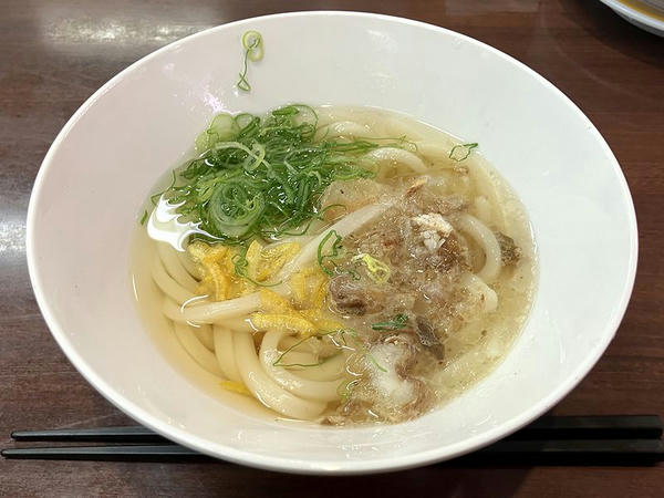 大阪発祥！かすうどん 350円