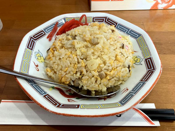 Aセット（ハーフチャーハン） 220円