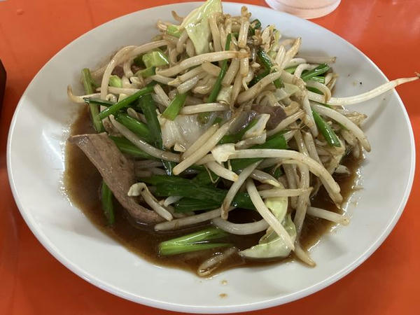 ニラレバ炒め 400円