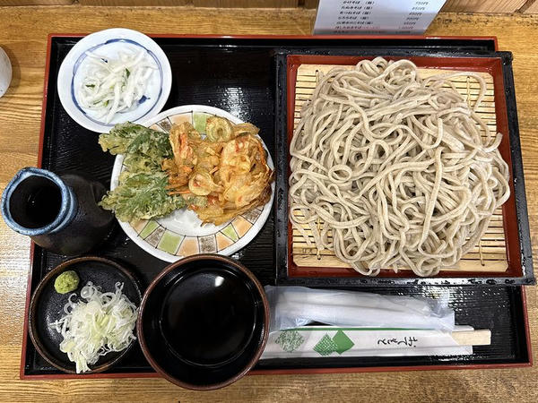 天もりそば（大盛） 1,200円