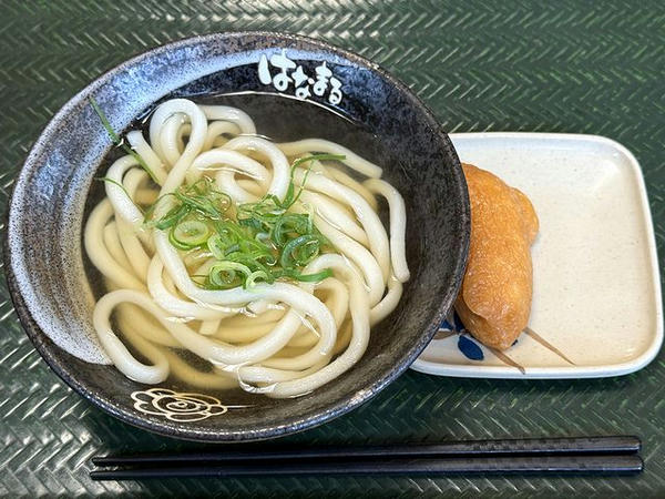 かけ（小） 360円 と ごまいなり 140円