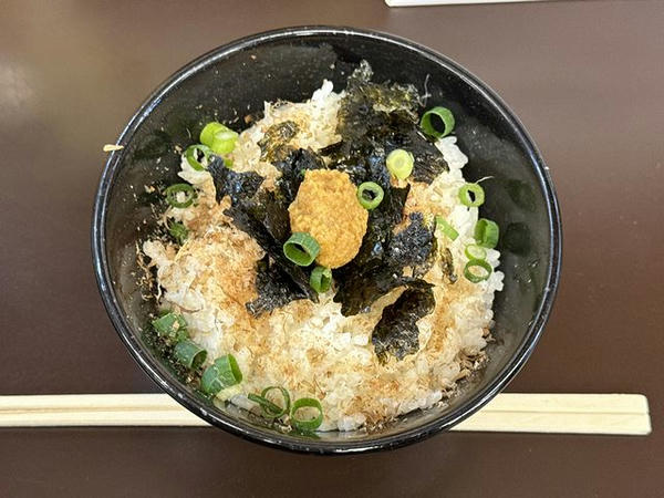 山わさびご飯 320円