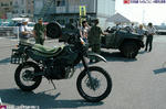 偵察バイクとパジェロ