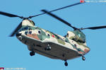 着陸するCH-47JA
