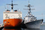 AGB5003しらせ/DDG54CURTIS WILBUR