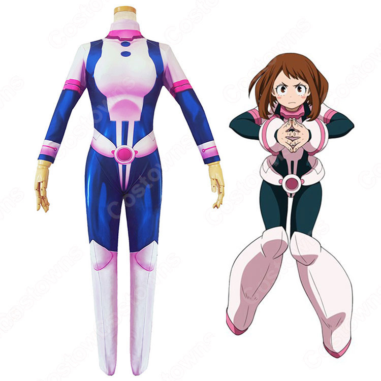 麗日お茶子 コスプレ衣装 【僕のヒーローアカデミア】 cosplay 全身タイツ 戦争コスチューム ヒーロースーツ