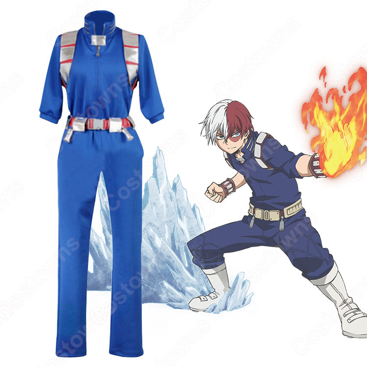 轟焦凍 コスプレ衣装 【僕のヒーローアカデミア】 cosplay （とどろき しょうと） ヒーロースーツ 戦争コスチューム