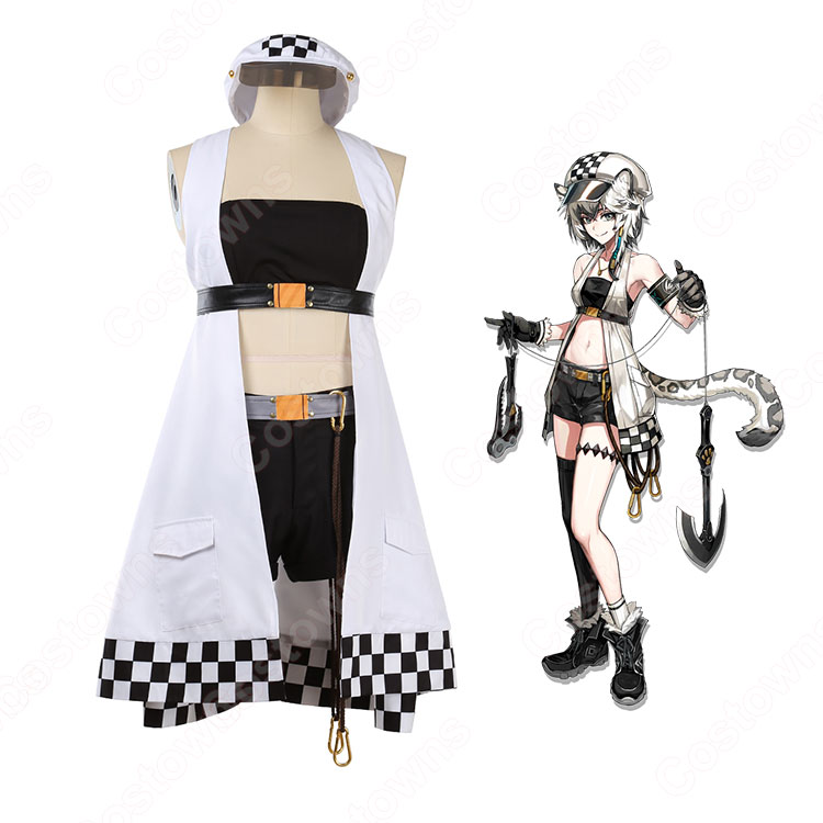 クリフハート コスプレ衣装 【アークナイツ】cosplay 崖心 Cliffheart 戦闘服 オーダメイド可 costowns