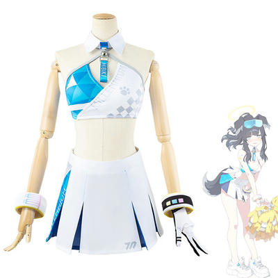 送料無料！！ブルーアーカイブ 猫塚ヒビキ コスプレ衣装 応援団 チアリーダー衣装