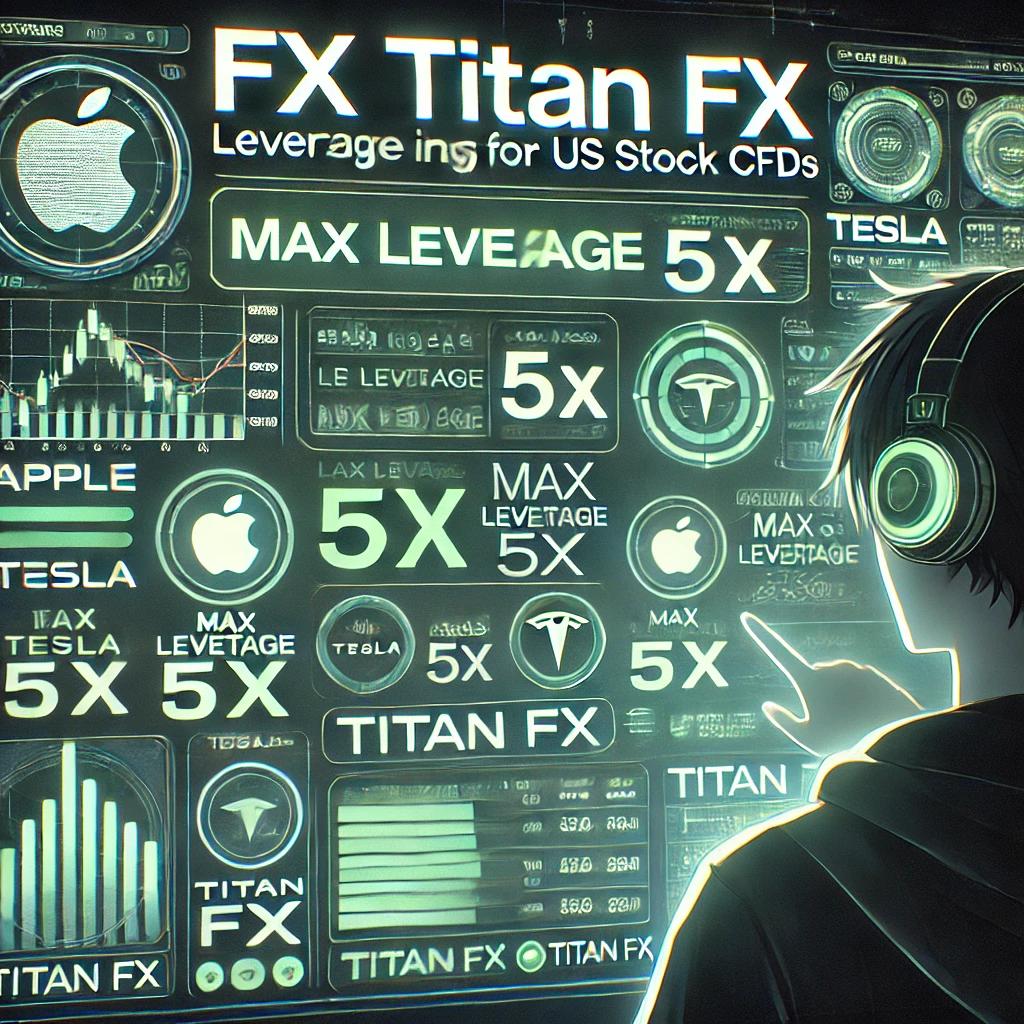 Titan FXのレバレッジ：米国株式最大20倍取引
