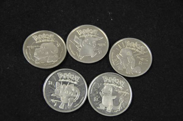 ニュージーランド・ポケモン記念1＄コイン