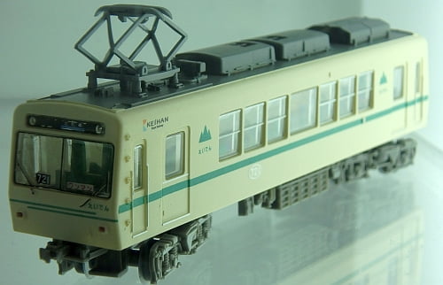 鉄コレ】「鉄道コレクション 叡山電車700系 721号車(緑)」,.鉄道模型N 