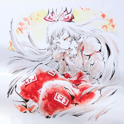 東方ライブペイント妹紅