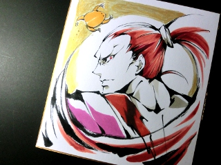筆色紙サムライスピリッツ牙神幻十郎