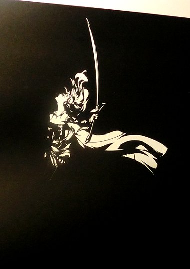 スクウェアオンリー「ちょっかく」切り絵FF6ティナ