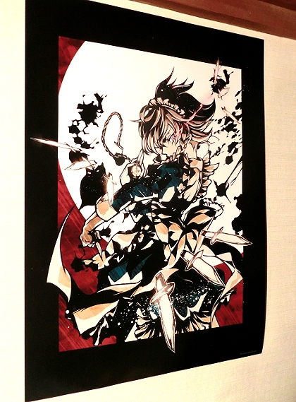 切り絵咲夜ポスター