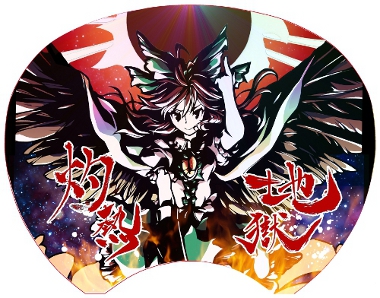切り絵東方お空うちわ2014