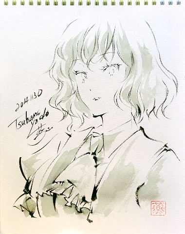 東方スケブ筆絵風見幽香