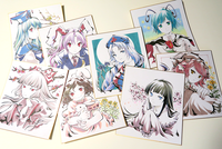 Tsubameyado永夜抄筆絵色紙