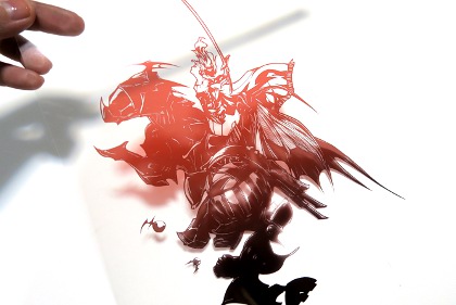 FF6ティナ魔導アーマー切り絵