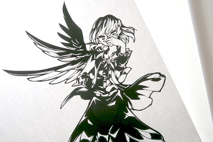 東方紺珠伝切り絵稀神サグメ