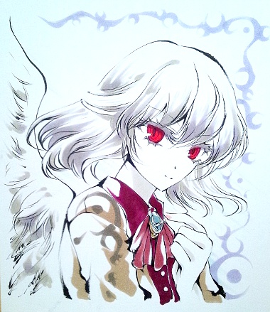 東方筆絵色紙サグメ
