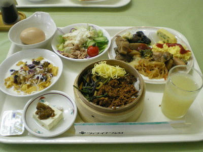ヴィラ　イナワシロの朝食♪