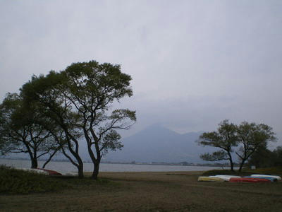 猪苗代湖から磐梯山♪