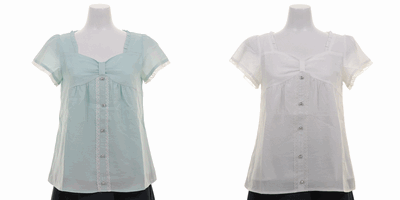 lodispotto 通販 流行 前リボンボーダーチュニック