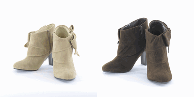 LODISPOTTO 通販のリボンショートブーツ