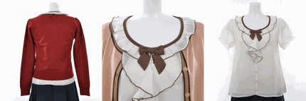 LODISPOTTO 3配色カーデｘインナーシフォンカバーリングアンサンブル