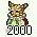 2000個