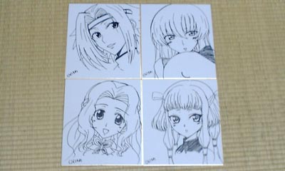 色紙、コードギアス