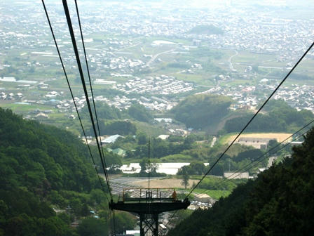 ロープウェイからの景色