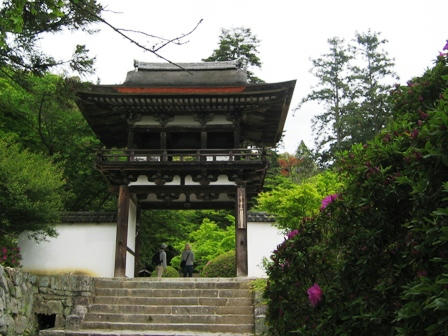 長岳寺の門