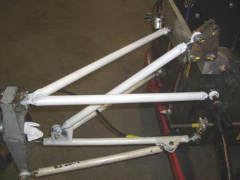 修復したリヤサスペンション