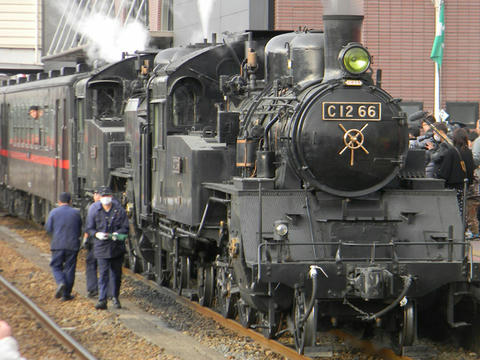 真岡駅(2014年1月1日)