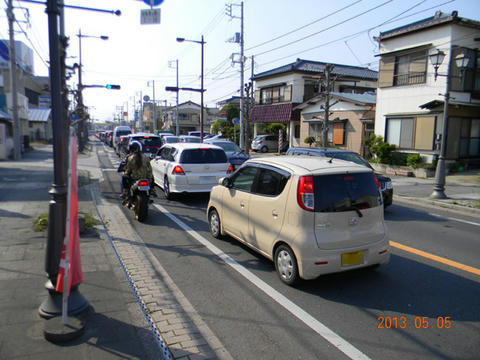 那珂湊の渋滞
