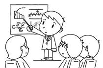 Illustration of business - 「Report of result」