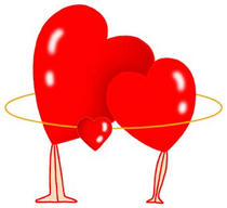 Heart, present, and present on white day at Valentine's Day