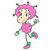 「Lovely flower cartoon - Flower fairy （Fairy of red flower）」