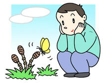 Spring, Fresh green, Sprout, Horsetail, Visit of spring, Scenery of spring