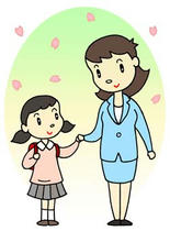 Entrance, Entrance ceremony, New student, The first grader, Event of spring
