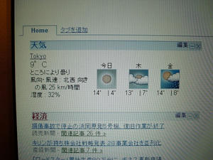 グーグルテンキ