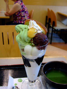 抹茶パフェ