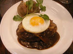 オニオンたっぷりデミグラスソースハンブルグステーキ
